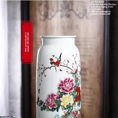 MẪU BÌNH HOA KHAI PHÚ QUÝ